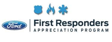 The Ford first responders appreciation logo.